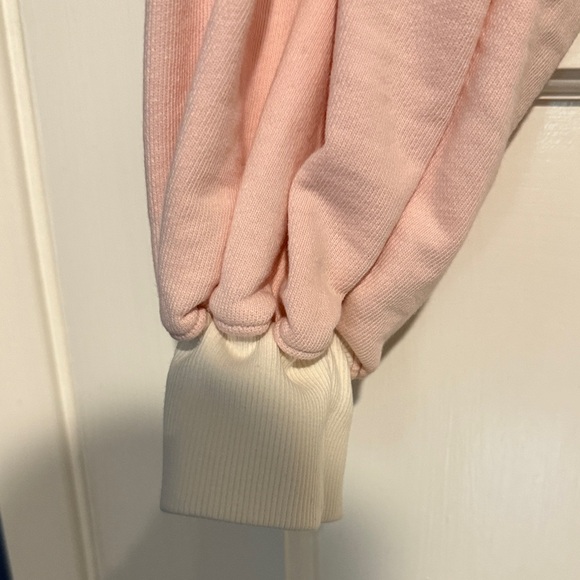 Women's Pink and White Long Sleeve Top - Picture 4 of 5